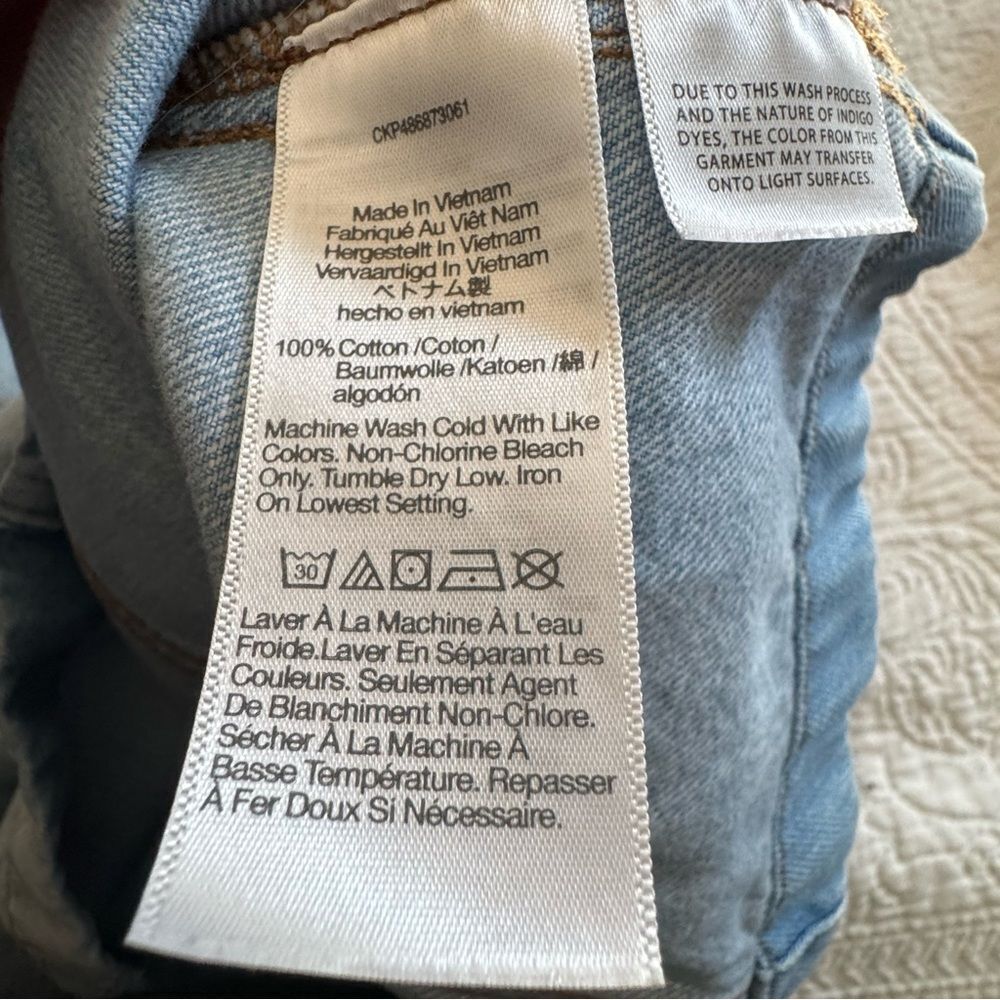 Madewell Light Blue Denim Shift Dress - Picture 8 of 8
